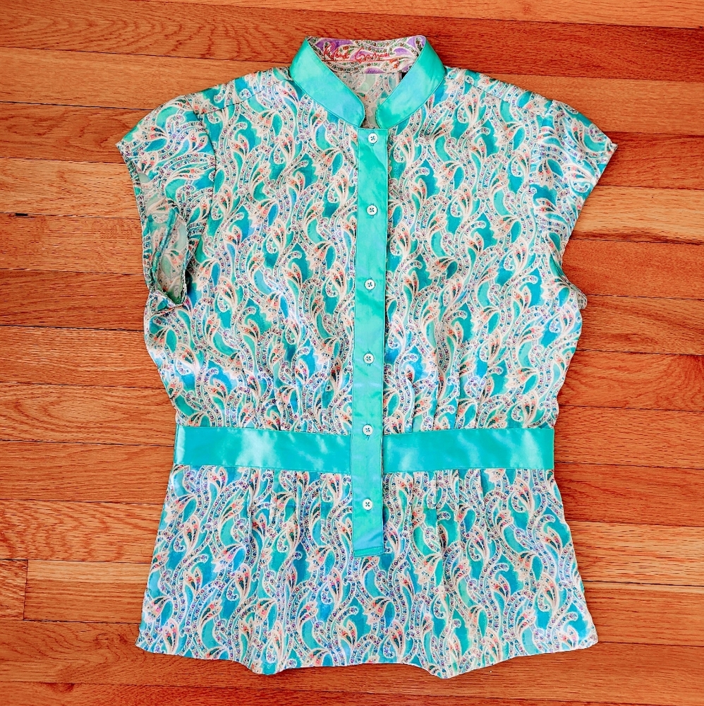 Silk Cheonsam Blouse